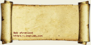 Jakov Panjković vizit kartica